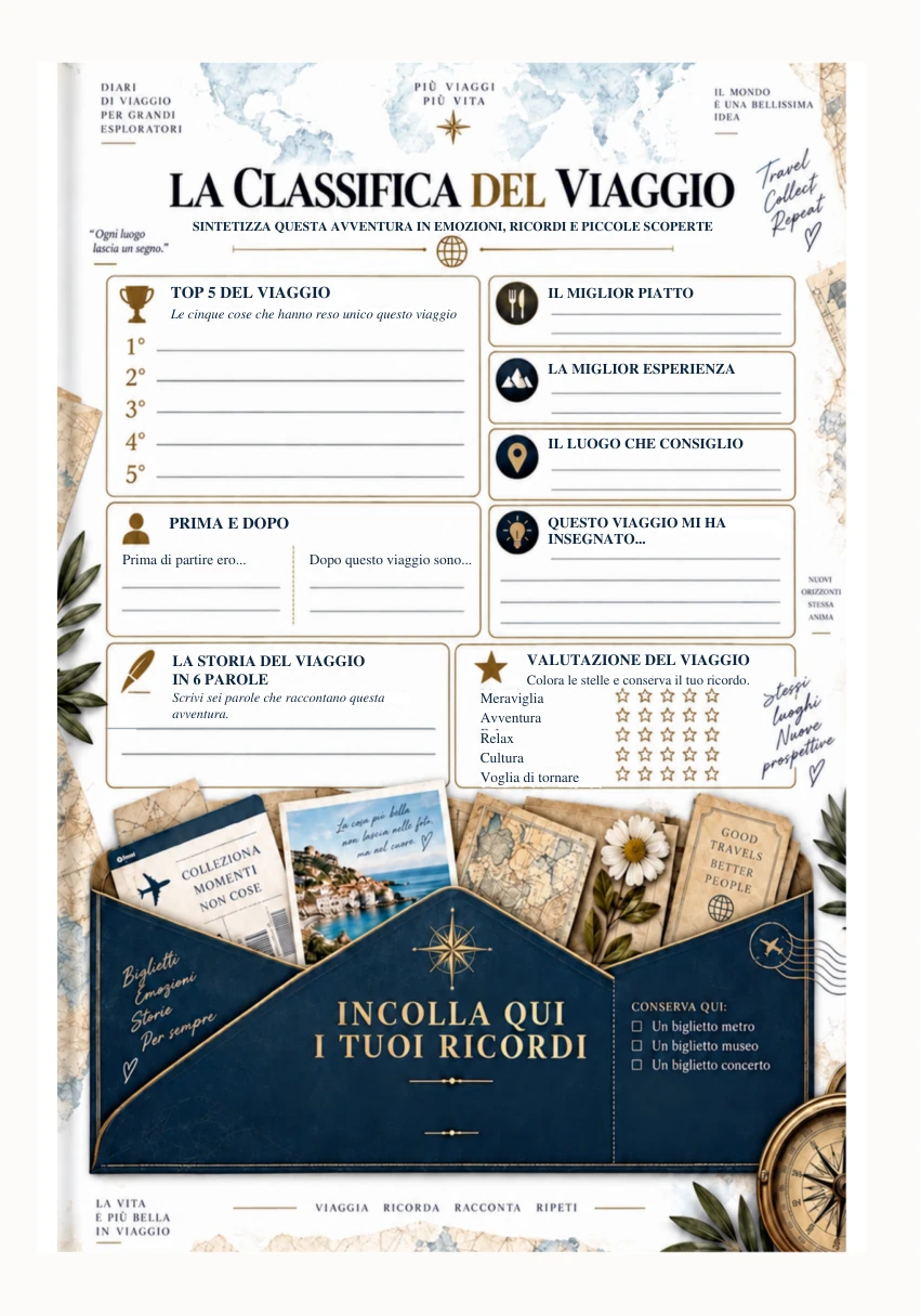 Il meglio del viaggio — Wanderloom Diary, edizione italiana