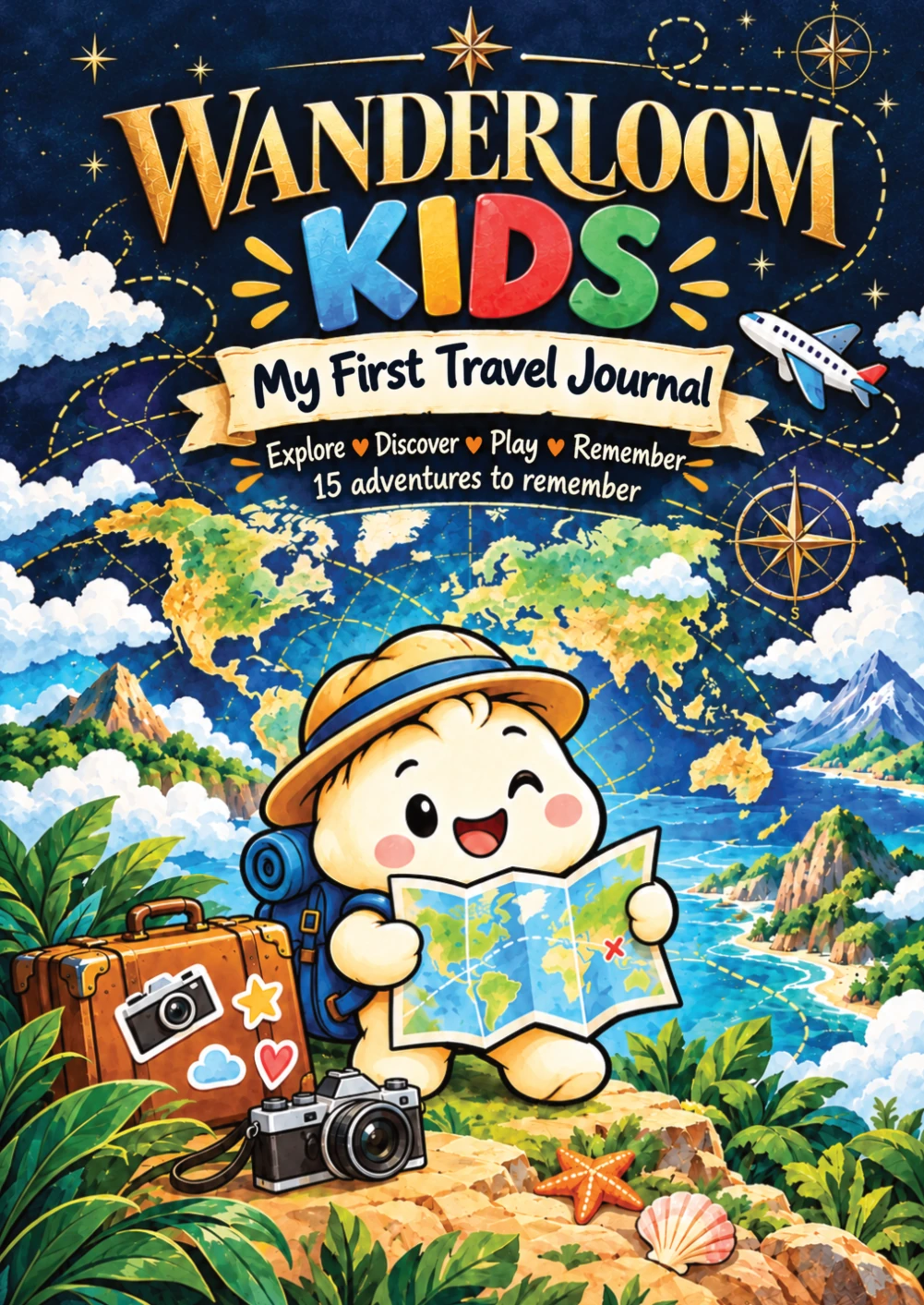 Copertina di Wanderloom Kids: My First Travel Journal
